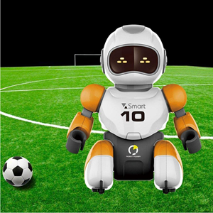 ربات اسباب بازی کنترلی فوتبالیست تک عددی نارنجی Smart Soccer Robot with Remote Control - Orange -اسباب بازی